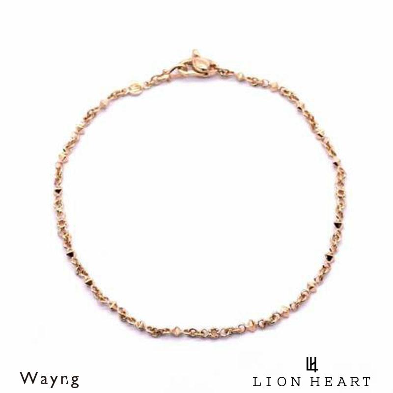 LION HEART ライオンハート ピラミッドチェーン ブレスレット M LION HEART ライオンハート ピラミッドチェーン ブレスレット M