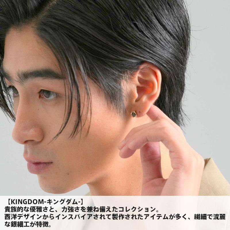 LION　HEART　コマンダーストーンピアス/K10ゴールド（ブラック） LION HEART ライオンハート コマンダーストーン ピアス K10