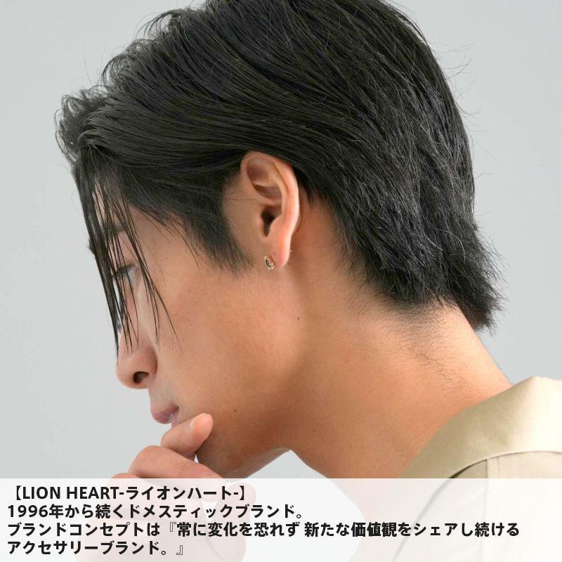 【即発】LIONHEART ピアス メンズ コマンダーストーン K10 KINGDOM”コマンダーストーンピアス/K10ゴールド | ライオン