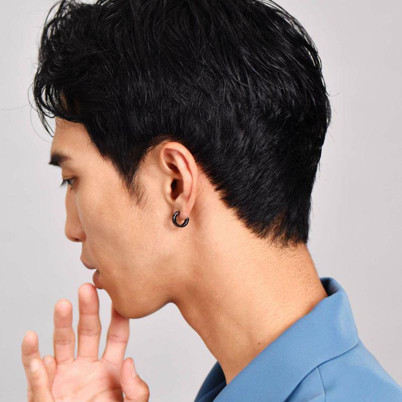 新品　ライオンハート　アラベスク　クロッシング　フープ　ピアス　ブラック 楽天市場】ライオンハート クロッシングピアス アラベスク