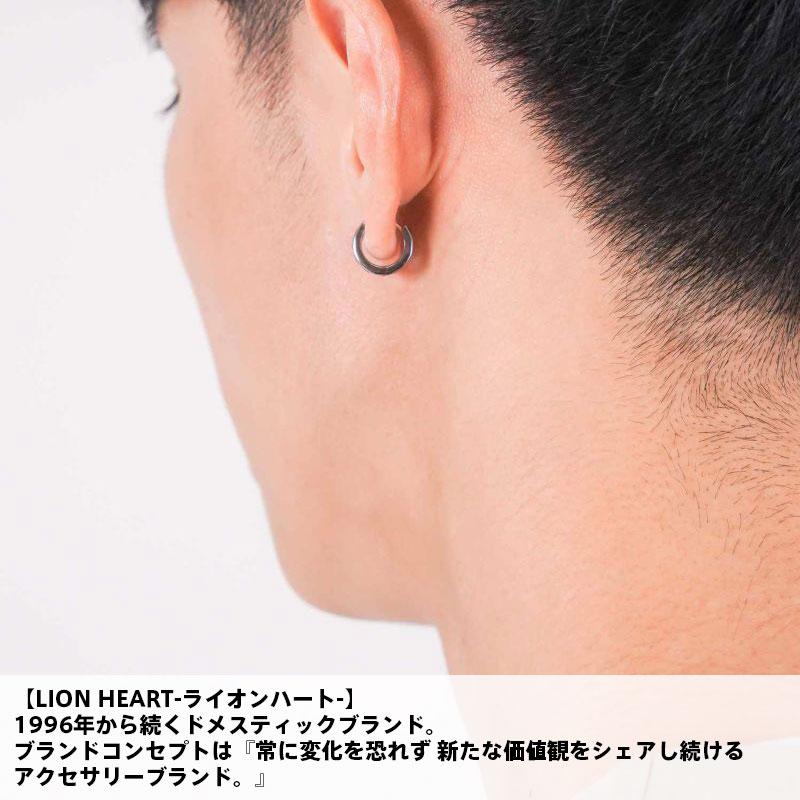 LION HEART ライオンハート カッティング フープピアス シルバー