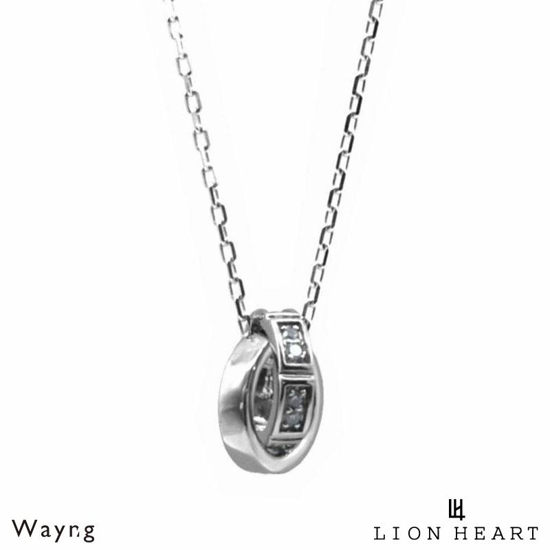 珍しい Lion ライオンハート Heart ブランド メンズ プラチナ プチネックレス ジタン ネックレス ペンダント