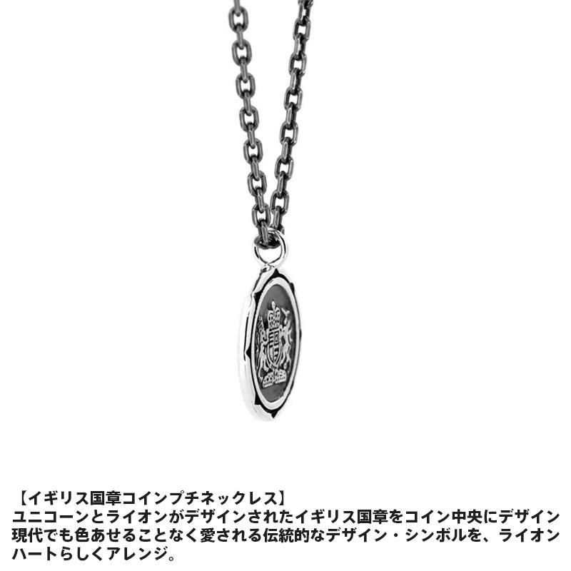 LION HEART（ライオンハート） イギリス国章コイン プチネックレス 