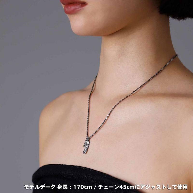 LION HEART（ライオンハート） ツインフェザー ネックレス シルバー925