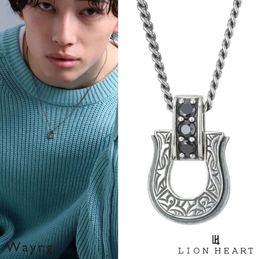 ライオンハート Lion Heart ラックカービングネックレス シルバー925 ホースシュー 馬蹄 メンズ ブランド Solaristransportes Com Br