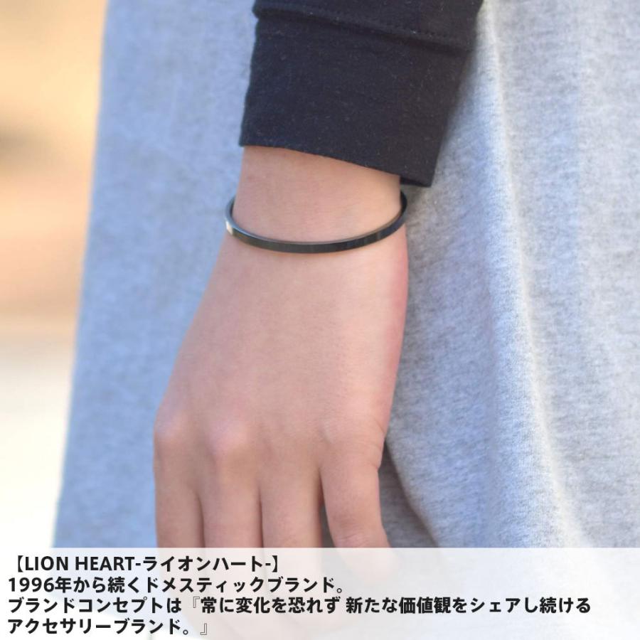 ライオンハート Lion Heart スクエア バングル サージカルステンレス ブランド 黒 メンズ ブラック 全品最安値に挑戦