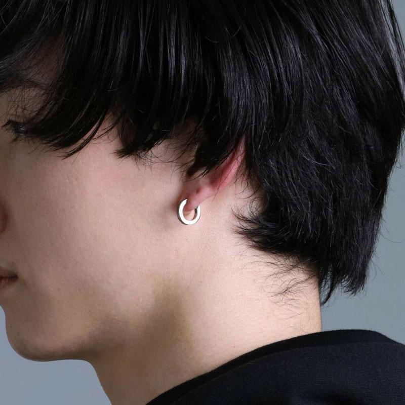 LION HEART（ライオンハート） ハワイアン フープピアス 平打ち