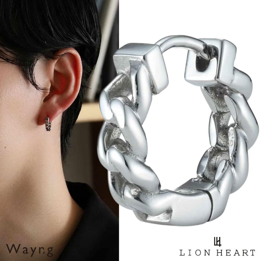 LION HEART（ライオンハート） キヘイ チェーン フープピアス
