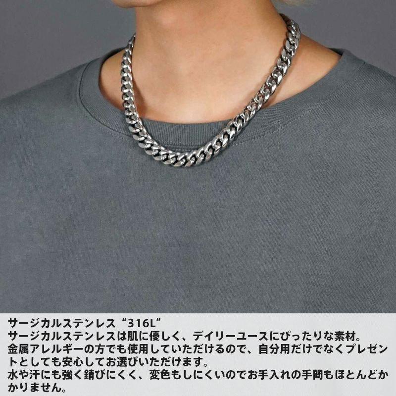 LION HEART ライオンハート ワイド チェーンネックレス 12mm幅 LION HEART ライオンハート ワイド チェーンネックレス 12mm幅