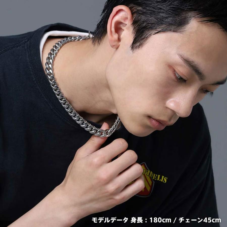 ライオンハート 喜平 ネックレス 316L ステンレス 箱付き 新品未使用 LION HEART（ライオンハート） ワイド チェーンネックレス 12mm幅 喜平