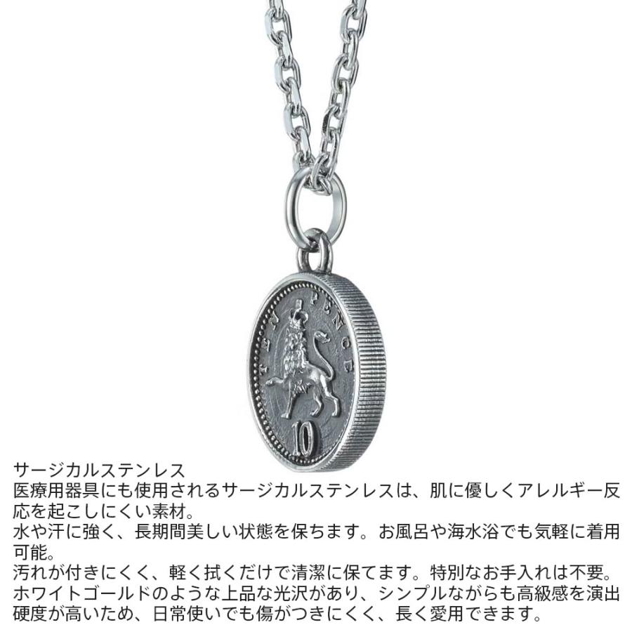 LION HEART（ライオンハート） ライオン コイン ネックレス イギリス10