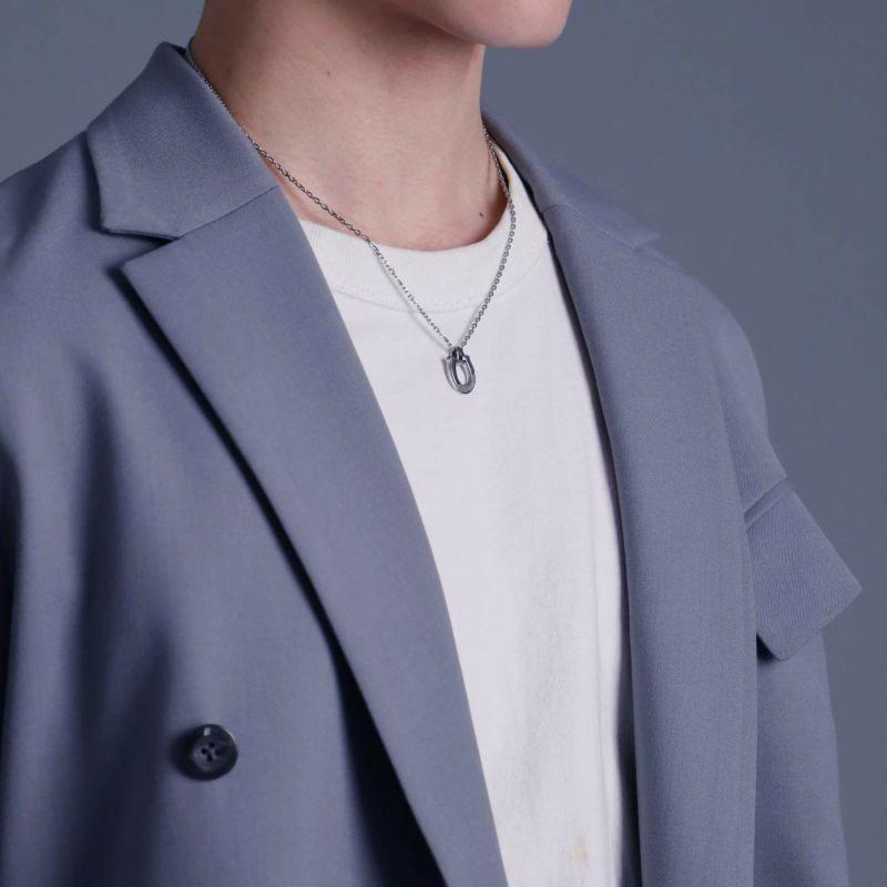 ライオンハート サンド ホースシュー ネックレス サージカルステンレス316L シルバー 馬蹄 金属アレルギー対応 メンズ ブランド LION HEART | LION HEART | 05