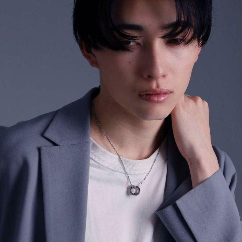 【即発】LION HEART ネックレス メンズ 316L ワイドタテガミ ダ LION HEART ライオンハート ワイド タテガミ ダブルリング