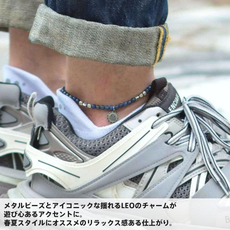 LION HEART ライオンハート ビーズアンクレット TYPE D 真鍮