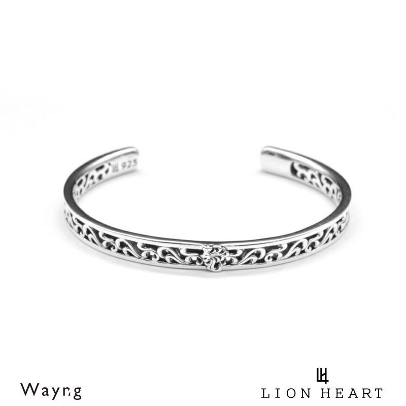 正規販売店 ライオンハート Lion Heart アラベスク ハウル バングル シルバー925 メンズ ブランド アウトレットクリアランス Lcgroup Pe