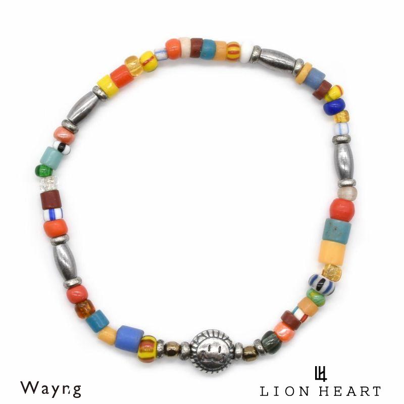 LION HEART ライオンハート サンク コラボ ブレスレット ガラスビーズ