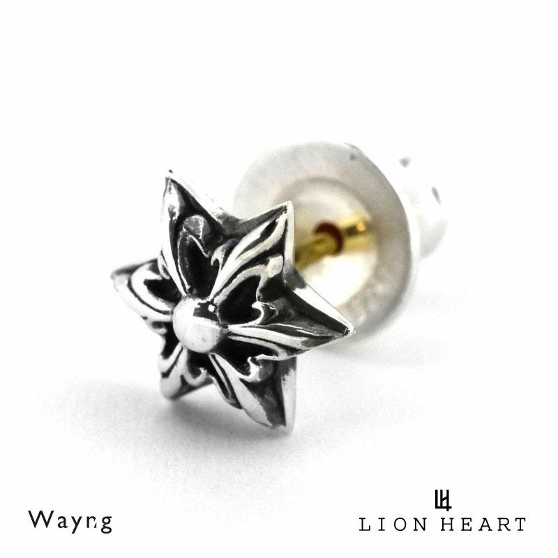 LION HEART（ライオンハート） ヘキサグラムスター ピアス シルバー925