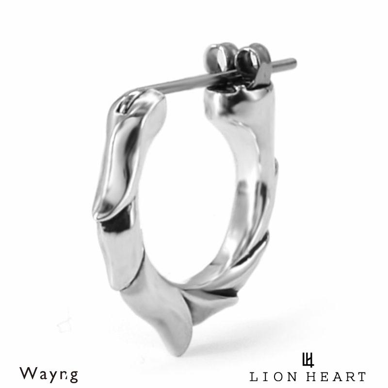 LION HEART（ライオンハート） クロッシングピアス タテガミフープ