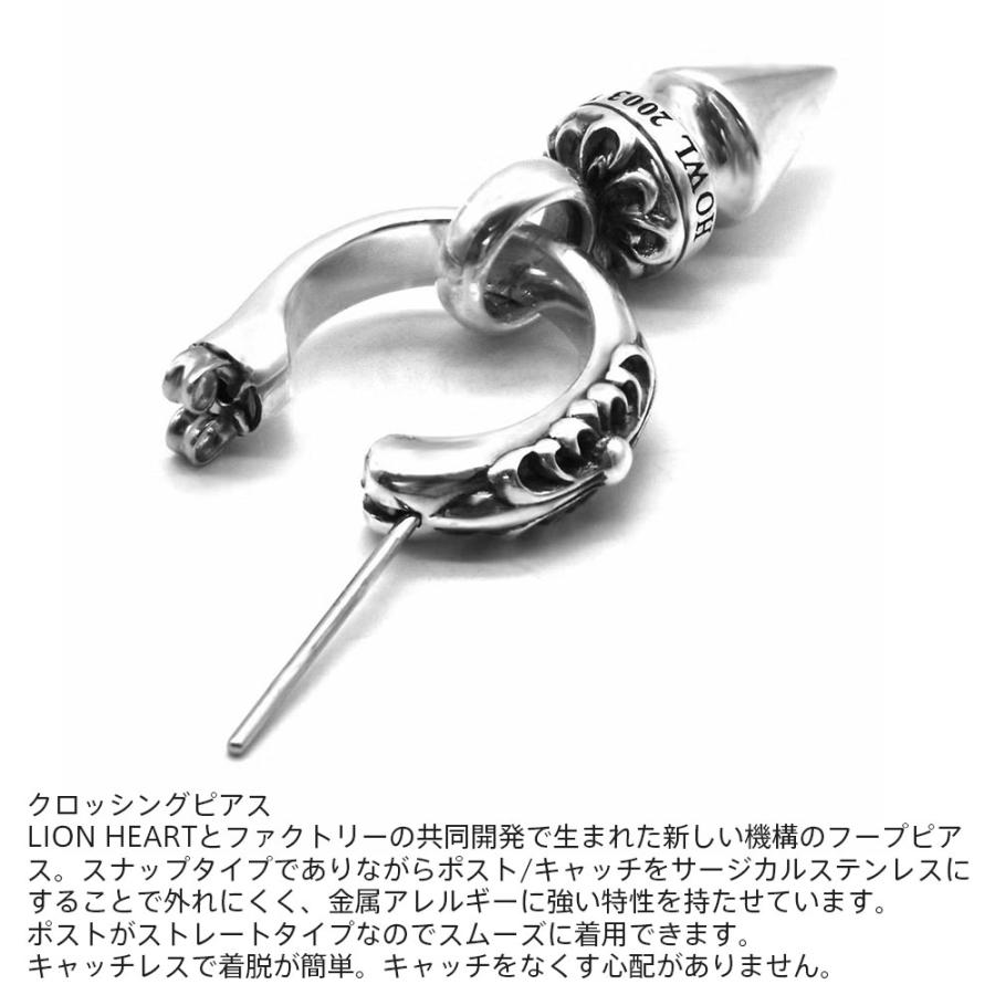 LION HEART クロッシングピアス スパイクドロップ LION HEART（ライオンハート） ハウル クロッシングピアス スパイク
