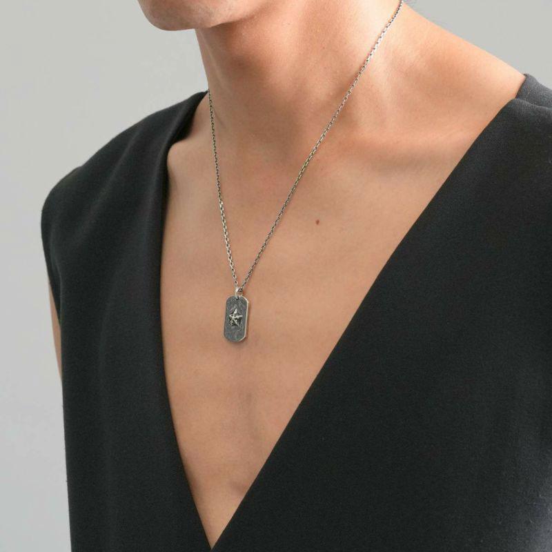 LION HEART（ライオンハート） ゴシックスター ドッグタグ ネックレス