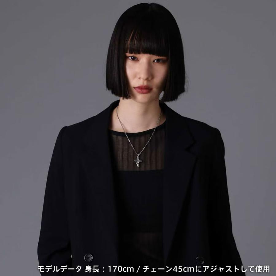 ライオンハート ハウル ハウリング クロス ネックレス S SIZE シルバー925 クラウン 十字架 王冠 メンズ ブランドの画像
