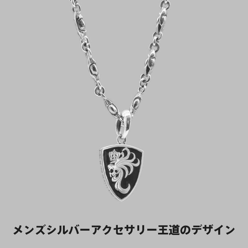 LION HEART（ライオンハート） ロイヤル シールド ネックレス シルバー