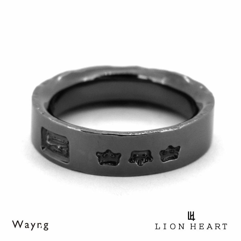 LION HEART（ライオンハート） フラット ヒット リング シルバー925