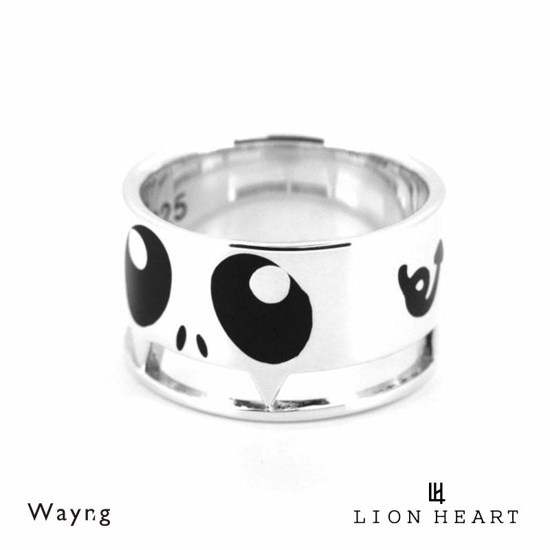 クリアランス大人気 ライオンハート Lion Heart ミミック リング シルバー925 ブラックカラー樹脂 15号 19号 指輪 メンズ ブランド 店頭買取 Www Superavila Com