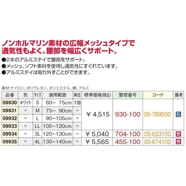 腰痛ベルト コルセット 腰痛サポートベルト サポーター プロガードライト メッシュ アルミステイ 骨盤ベルト 小〜 大きいサイズ 通気性 医療用 ぎっくり腰 | ASSiST | 04