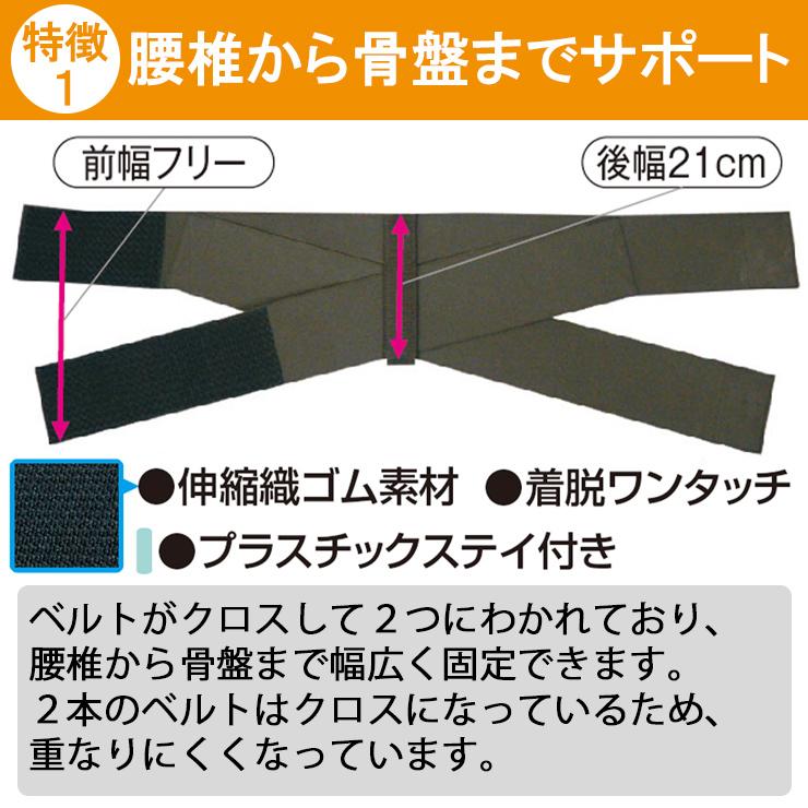腰痛ベルト コルセット 腰痛サポートベルト サポーター エックスベルト 骨盤ベルト アシスト 小〜 大きいサイズ 医療用 ぎっくり腰 | ASSiST | 02