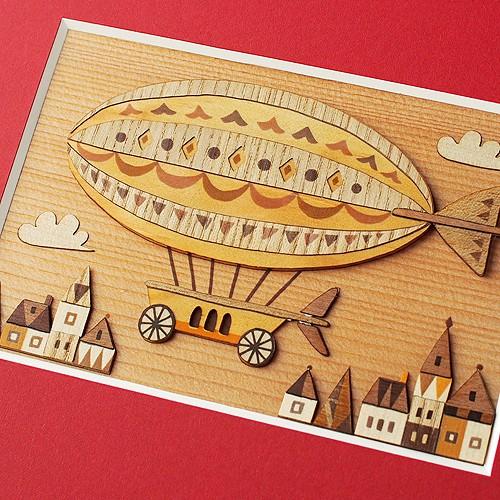 木工 工作キット 手作り 切り絵 工房 材料 木材 雑貨 おしゃれ