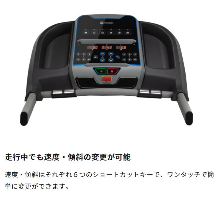送料無料 ランニングマシン TR5.0 トレッドミル ルームランナー 純正マット付 ホライズン ジョンソン HORIZON johnson 電動傾斜 家庭用 防音 静か 【HOV1595737166】(58080円)