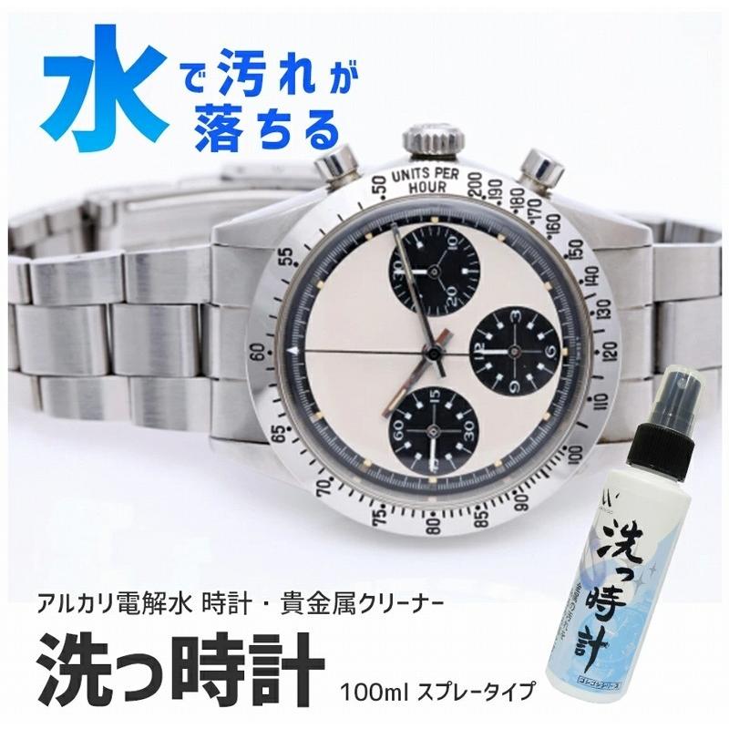 洗っ時計 100ml×2本セット 貴金属用洗浄水 腕時計 クリーナー