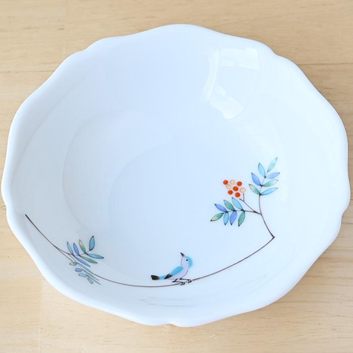 香蘭社 小鳥の詩 三つ組小鉢 有田焼 鉢 食器 セット おしゃれ ボウル