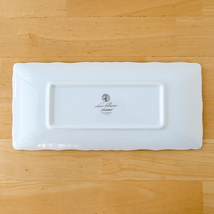 ノリタケ シェール ブラン 27cm長角皿 1655L/T94800 noritake 食器 食