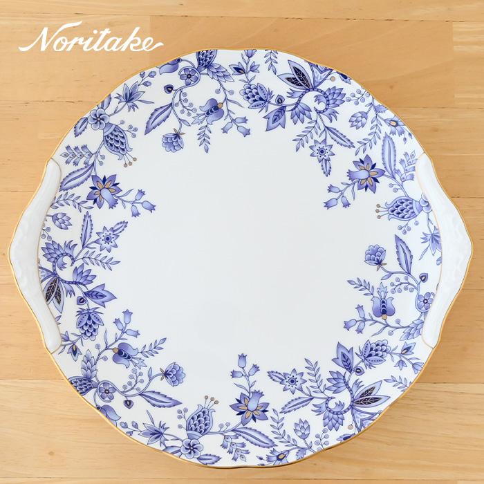 ノリタケ ブルーソレンティーノ 28cmパーティープレート 4562L/T58119A
