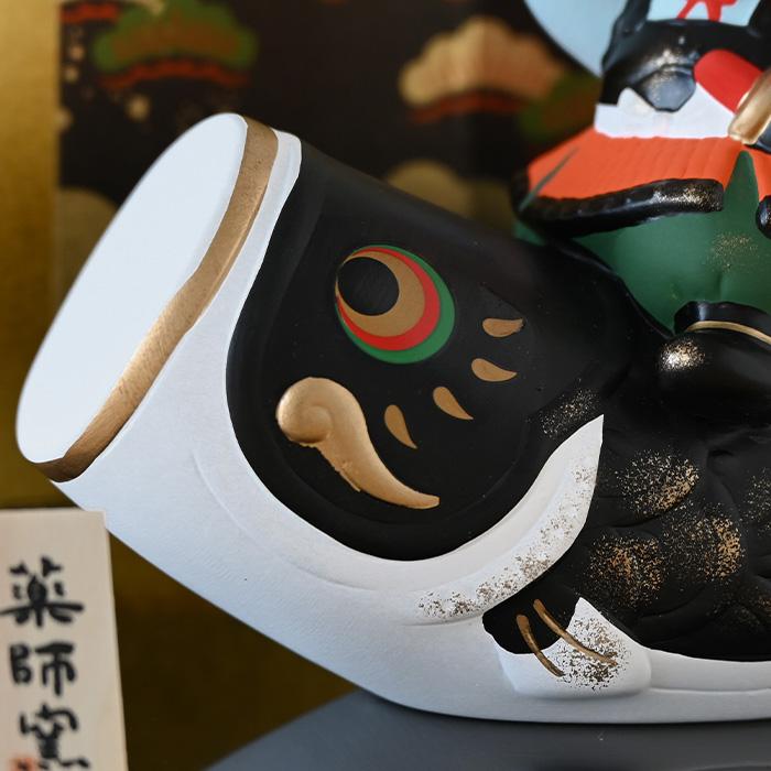 錦彩鯉のぼり大将 5775 五月人形 薬師窯 コンパクト 玄関 陶器 兜 兜