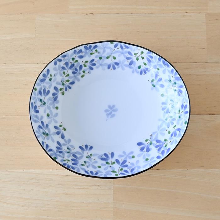 美濃焼 絵変り 軽い楕円深皿揃 小皿 セット 和食器 おしゃれ 取り皿 取