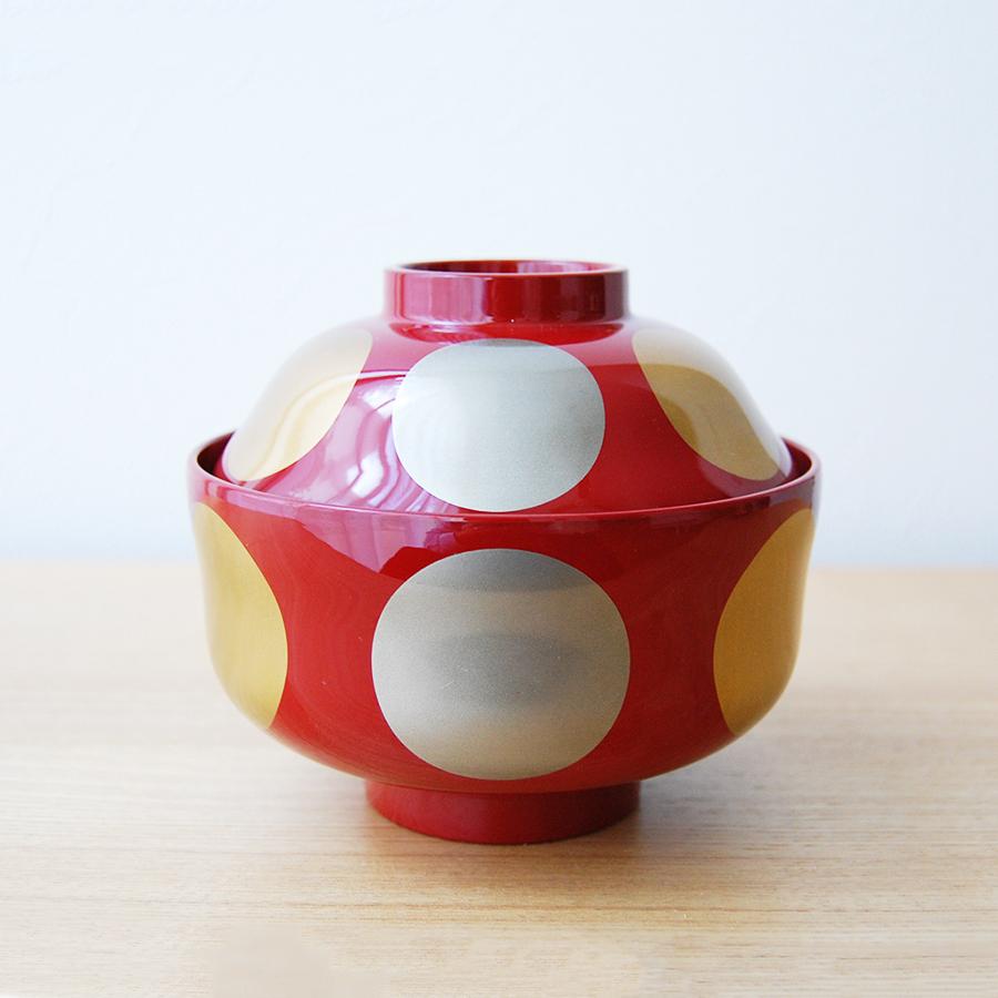 【4点セット】越前塗 ひさご雑煮椀 日月 朱 漆器 【新品・箱・説明書付】 4点セット】越前塗 ひさご雑煮椀 日月 朱 漆器 【新品・箱・説明書付】