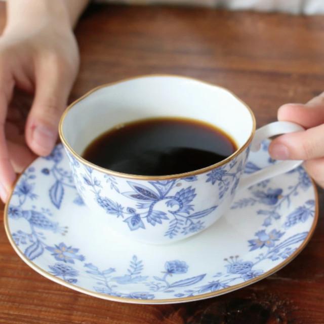 ノリタケ ブルーソレンティーノ カップ&ソーサー 5客揃 コーヒー碗皿
