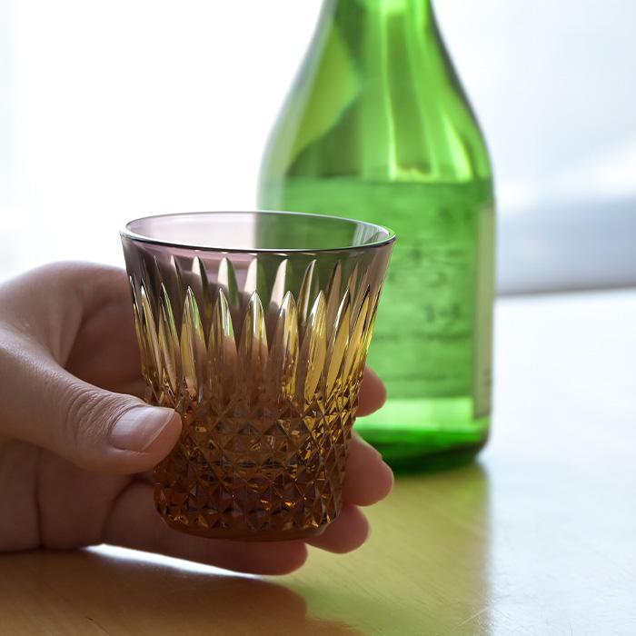 東洋佐々木ガラス 八千代切子 瑞穂 杯 (古代紫) LSA19764SP-C722 切子