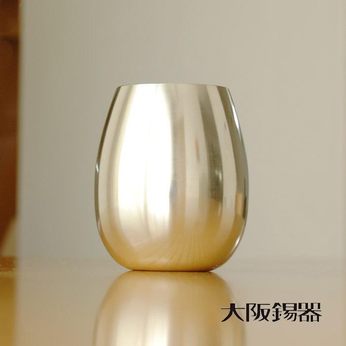 大阪錫器  冷香 -れいこう-  錫製 タンブラー  磨　錫 錫製品 錫製 大阪 錫器 すず アイスコーヒー グラス 冷コー プレゼント お餞別 退職祝 父の日 敬老の日