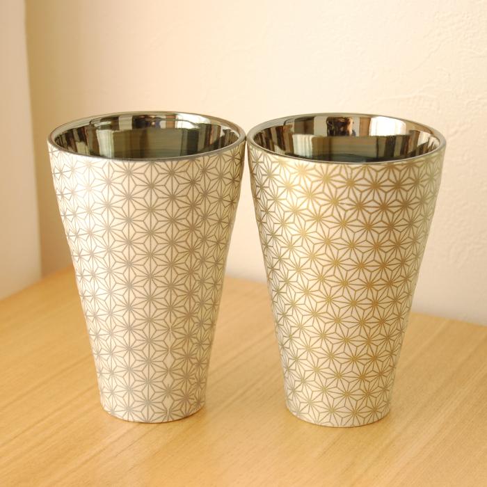 凛 -Rin- ペアタンブラー RIN-7007A ビールグラス おしゃれ プレゼント 陶器 ペア セット 父の日 おうち時間 宅飲み 敬老の日 結婚祝 退職祝 お餞別 ギフトの画像