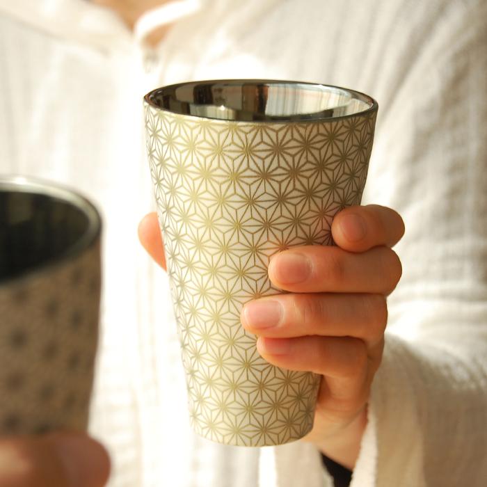 凛 -Rin- ペアタンブラー RIN-7007A ビールグラス おしゃれ プレゼント 陶器 ペア セット 父の日 おうち時間 宅飲み 敬老の日 結婚祝 退職祝 お餞別 ギフトの画像