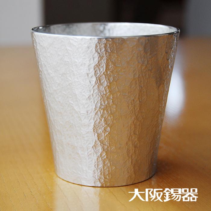 大阪錫器 タンブラー 六花 オールド 錫製品 錫製 大阪 錫器 ウイスキー 