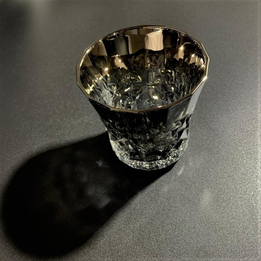 ロックグラス PROGRESS Rex-Silver Jewelry・Glass グラス チタン 日本製 クリスマス バレンタイン ギフト 退職 お餞別 誕生日 父の日 プレゼントの画像