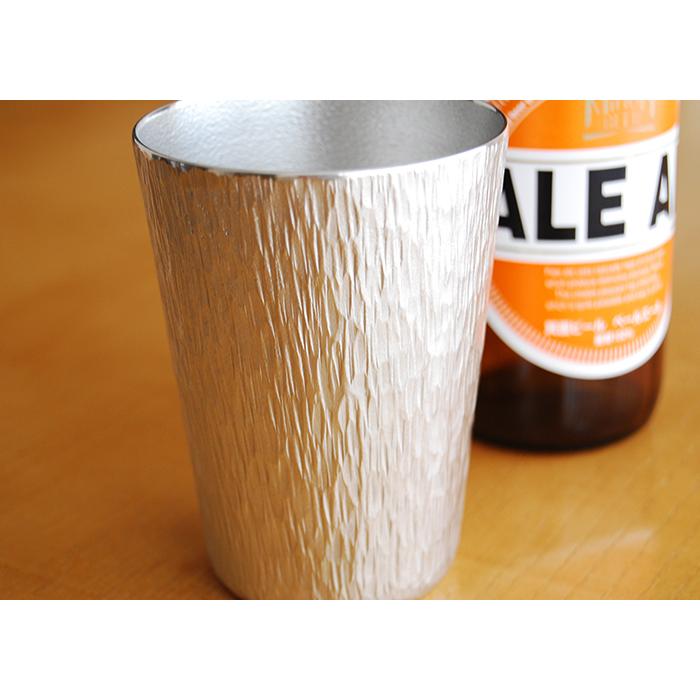 大阪錫器 タンブラー 千早 大 錫製品 錫製 タンブラー 大阪 錫器 ビールグラス ビアグラス クラフトビール すず 退職祝 父の日 敬老の日 錫_10