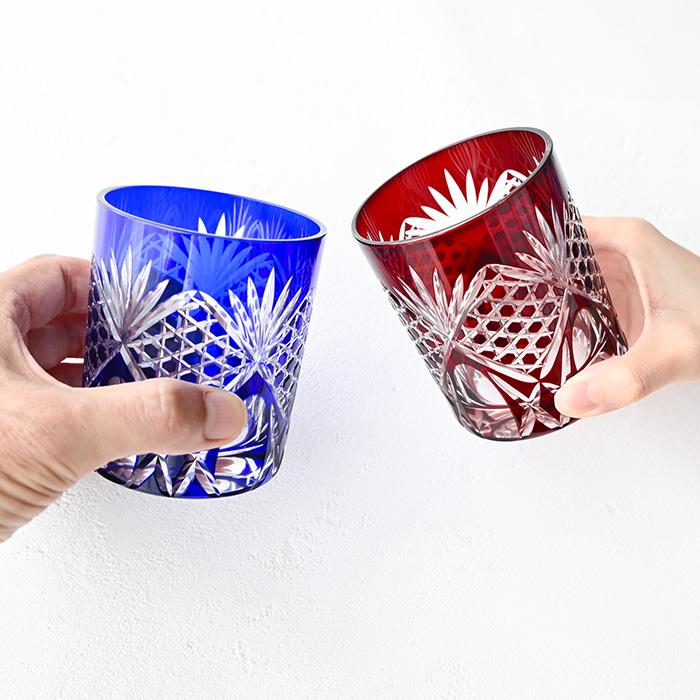 田島硝子（TAJIMA GLASS） 江戸切子 グラス オールドグラス 六角籠目