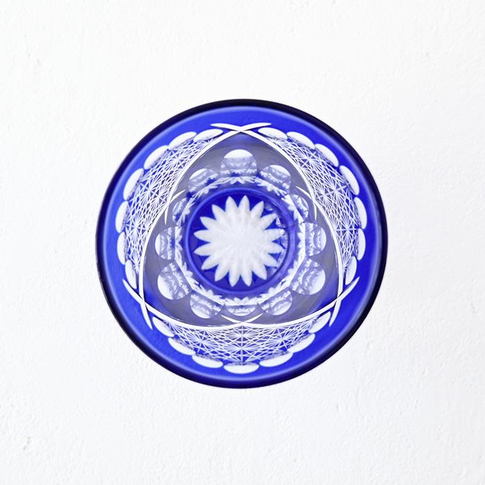 田島硝子（TAJIMA GLASS） 江戸切子 グラス タンブラー 玉扇子菊繋ぎ紋