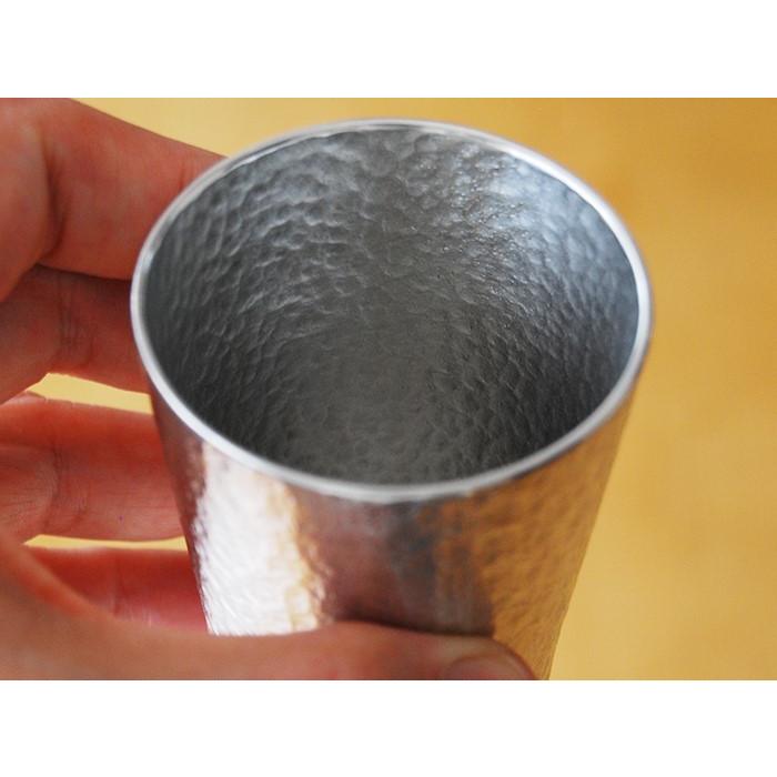 大阪錫器 タンブラー 六花 小 錫製品 錫製 大阪 錫器 おしゃれ すず